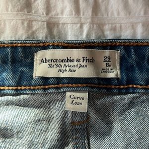 Abercrombie curve love 90s relaxed jeans